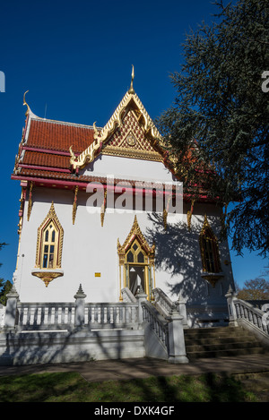 Wat Buddhapadipa thailändischer buddhistischer Tempel, Wimbledon, London, UK Stockfoto