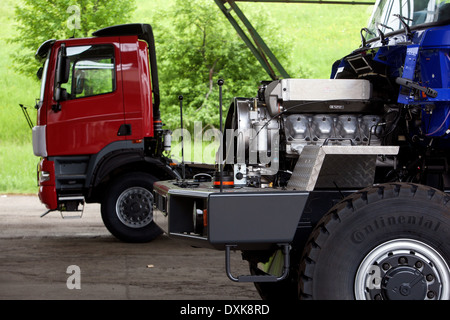 Tatra, Produktion LKW, Koprivnice Tschechien Stockfoto