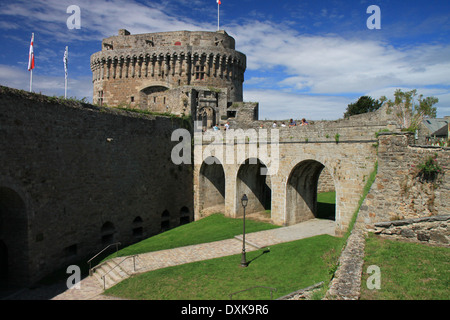 Frankreich, Bretagne, Dinan, Schloss der Herzogin Anne Stockfoto