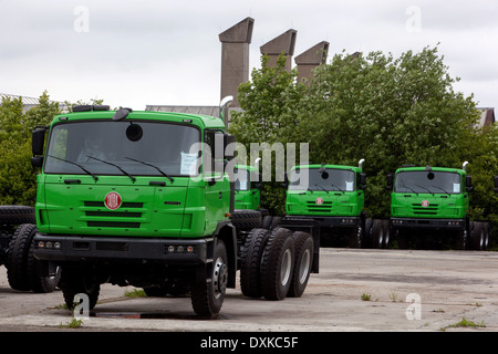 Tatra, Produktion LKW, Koprivnice Tschechien Stockfoto