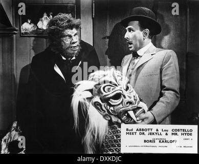 ABBOTT UND COSTELLO TREFFEN DR. JEKYLL UND MR. HYDE Stockfoto