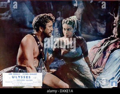 ULYSSES (U.S./IT 1955) KIRK DOUGLAS als Odysseus, SILVANA MANGAN Stockfoto