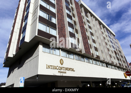 Hotel Intercontinental Prag, Tschechische Republik Stockfoto