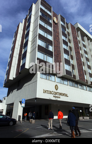 Hotel Intercontinental Prag, Tschechische Republik Stockfoto