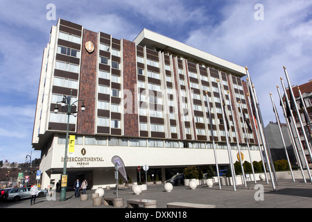 Hotel Intercontinental Prague, Tschechische Republik brutalistische Architektur Stockfoto