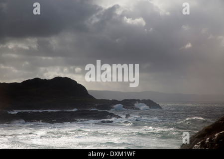 Ansicht Süden von Ardnamurchan Point, Schottland Stockfoto