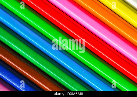 Diagonale Bleistifte Stockfoto