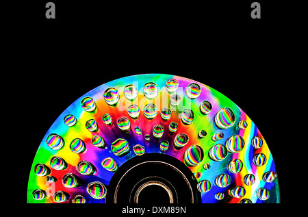 Rainbow Drops CD Stockfoto