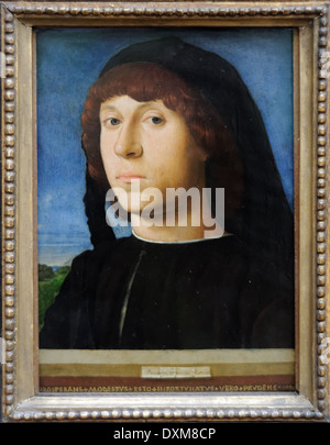 Antonello da Messina - Porträt eines jungen Mannes - 1478 - XV th Jahrhundert - italienische Schule - Gemäldegalerie - Berlin Stockfoto