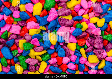 Regenbogen-Steinen Stockfoto