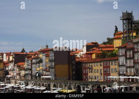 Blick auf Porto Stockfoto