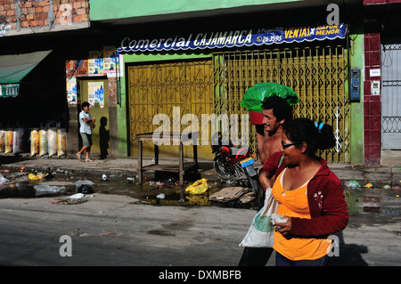 Markt von Belen in IQUITOS. Abteilung von Loreto. Peru Stockfoto