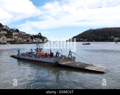 Dartmouth auf Kingswear Autofähre, Devon, UK Stockfoto