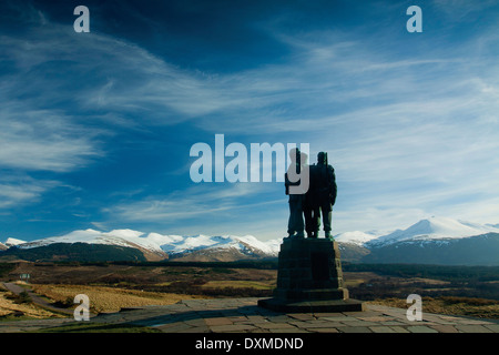 Das Commando-Denkmal oberhalb Spean Bridge, Lochaber Stockfoto