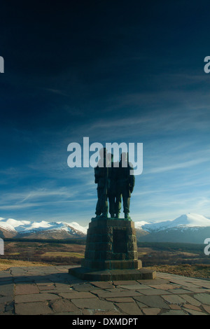 Das Commando-Denkmal oberhalb Spean Bridge, Lochaber Stockfoto