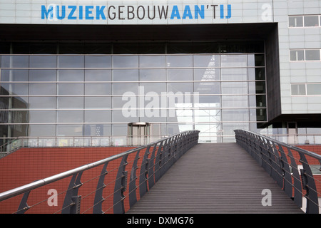 Muziekgebouw Aan ' t IJ Amsterdam Niederlande Stockfoto