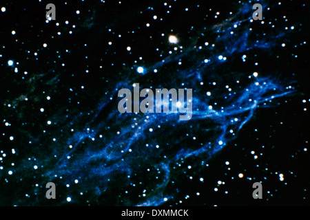 Schleiernebel in der Konstellation vor Cygnus Stockfoto