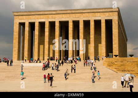 Asien, Türkei, Ankara, Anit Kabir, Mausoleum von Mustafa Kemal Atatűrk Stockfoto