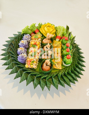 traditionelle Königspalast Thaiküche, Cho Muang Knödel, Bangkok, Thailand Stockfoto