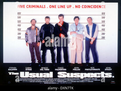 DIE ÜBLICHEN VERDÄCHTIGEN Stockfoto