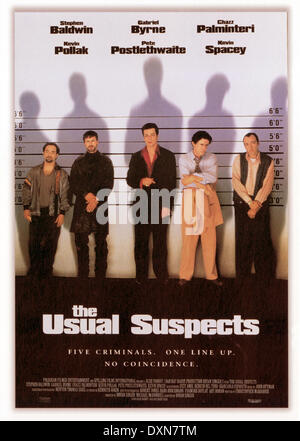 DIE ÜBLICHEN VERDÄCHTIGEN Stockfoto