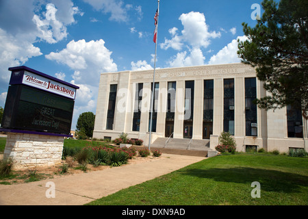 Jack County Court House, Jacksboro, Texas, Vereinigte Staaten von Amerika Stockfoto