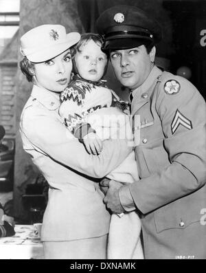 TONY CURTIS und JANET LEIGH haben am Set 1951 - 1962 geheiratet Stockfoto