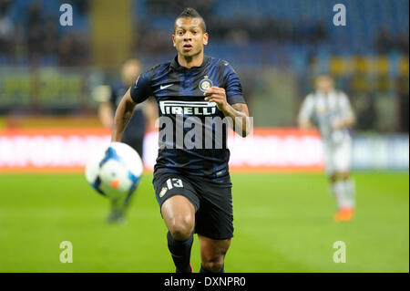 Mailand, Lombardei, Italien. 27. März 2014. Guarin (Inter) während der Serie Amatch zwischen Inter Vs Udinese, am 27. März 2014. Bildnachweis: Adamo Di Loreto/NurPhoto/ZUMAPRESS.com/Alamy Live-Nachrichten Stockfoto