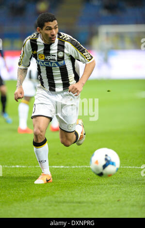 Mailand, Lombardei, Italien. 27. März 2014. Allan (Udinese) während der Serie Amatch zwischen Inter Vs Udinese, am 27. März 2014. Bildnachweis: Adamo Di Loreto/NurPhoto/ZUMAPRESS.com/Alamy Live-Nachrichten Stockfoto