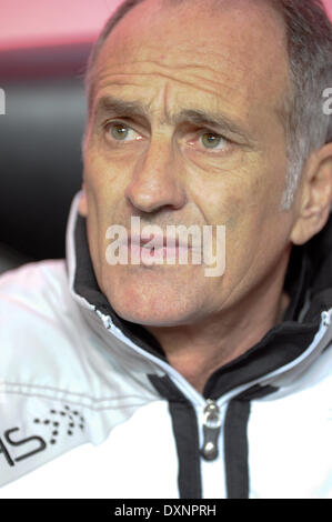 Mailand, Lombardei, Italien. 27. März 2014. Francesco Guidolin (Udinese) während der Serie Amatch zwischen Inter Vs Udinese, am 27. März 2014. Bildnachweis: Adamo Di Loreto/NurPhoto/ZUMAPRESS.com/Alamy Live-Nachrichten Stockfoto