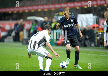 Mailand, Lombardei, Italien. 27. März 2014. Rodrigo Palacio (INter) während der Serie Amatch zwischen Inter Vs Udinese, am 27. März 2014. Bildnachweis: Adamo Di Loreto/NurPhoto/ZUMAPRESS.com/Alamy Live-Nachrichten Stockfoto