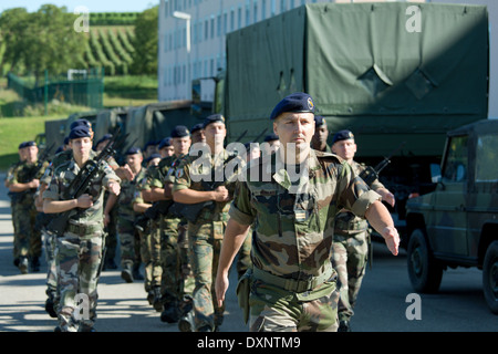 Müllheim, Deutschland, Soldaten auf dem Kasernengelaende Robert Schuhmann Barracks Stockfoto