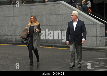 28. März 2014 kommt Max Clifford in Southwark Crown Court weiterhin den Nachweis seiner Verteidigung 11 wegen Unzüchtigkeit Stockfoto