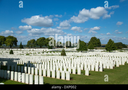 Souchez, Frankreich, britischer Soldatenfriedhof Cabaret Rouge Stockfoto