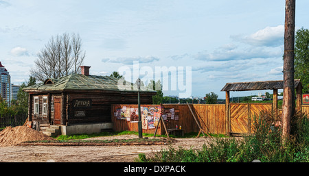 Straßen von Witebsk von Anfang 20. Augenlid konstruiert für Dreharbeiten. Stockfoto