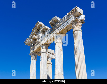 Ruinen des Tempels der Athene, Seite, Pamphylien, Provinz Antalya, Türkei Stockfoto