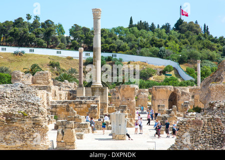 Ruinen von Karthago, Tunis, Tunesien Stockfoto