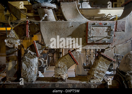 Industrieofen In Fabrik Stockfoto