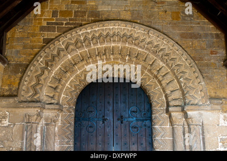 Allerheiligenkirche, Earls Barton, Northamptonshire, England, UK Stockfoto