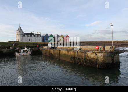 Boot in John O' Groats Schottland März 2014 Stockfoto