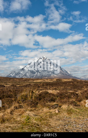 Stob Dearg der Hauptgipfel des Buachaille Etive Mor Stockfoto