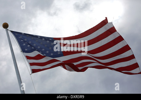 Merritt Island, Vereinigte Staaten von Amerika die Nationalflagge der USA Stockfoto