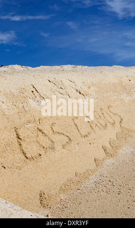 Los Cabos im sand Stockfoto