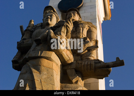 Liberation Monument errichtet zum Gedenken an die Befreiung des 1979 von Phnom Penh durch die vietnamesischen Truppen, Phnom Penh, Kambodscha. Stockfoto