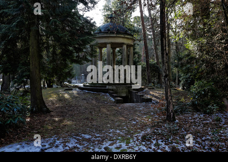 Stahnsdorf, Deutschland, Mausoleum des schwedischen Botschafters in Berlin Hans Henrik von Essen Stockfoto