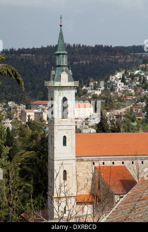 Mariä Heimsuchung, Ein Karem, Jerusalem, Israel. Stockfoto