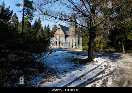 Stahnsdorf, Deutschland, Kapelle Stahnsdorfer Suedwest Friedhof Stockfoto