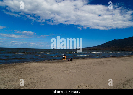 Fotografie auf Ometepe Insel Strand Stockfoto