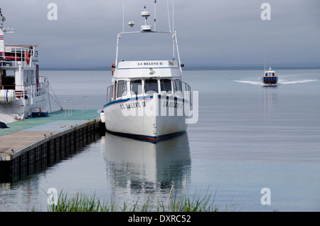 Kanada, Quebec, Havre St. Pierre, Mingan Archipel Nationalpark, Lle Steinbruch (Steinbruch Island). Stockfoto