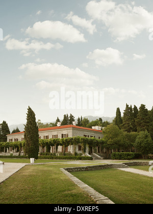 Wie Blick auf schöne europäische Sommerpark Fragment Stockfoto